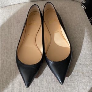 Christian Louboutin Ballalla black flats size 38